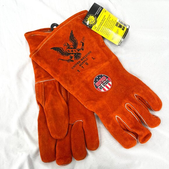 Revco Black Stallion split cowhide united welding supply gloves kevlar 110 L - Picture 4 of 7